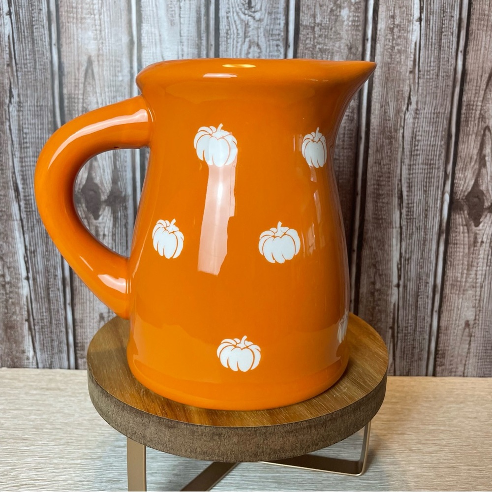 Terramoto Large Thanksgiving Fall PUMPKIN Pitcher